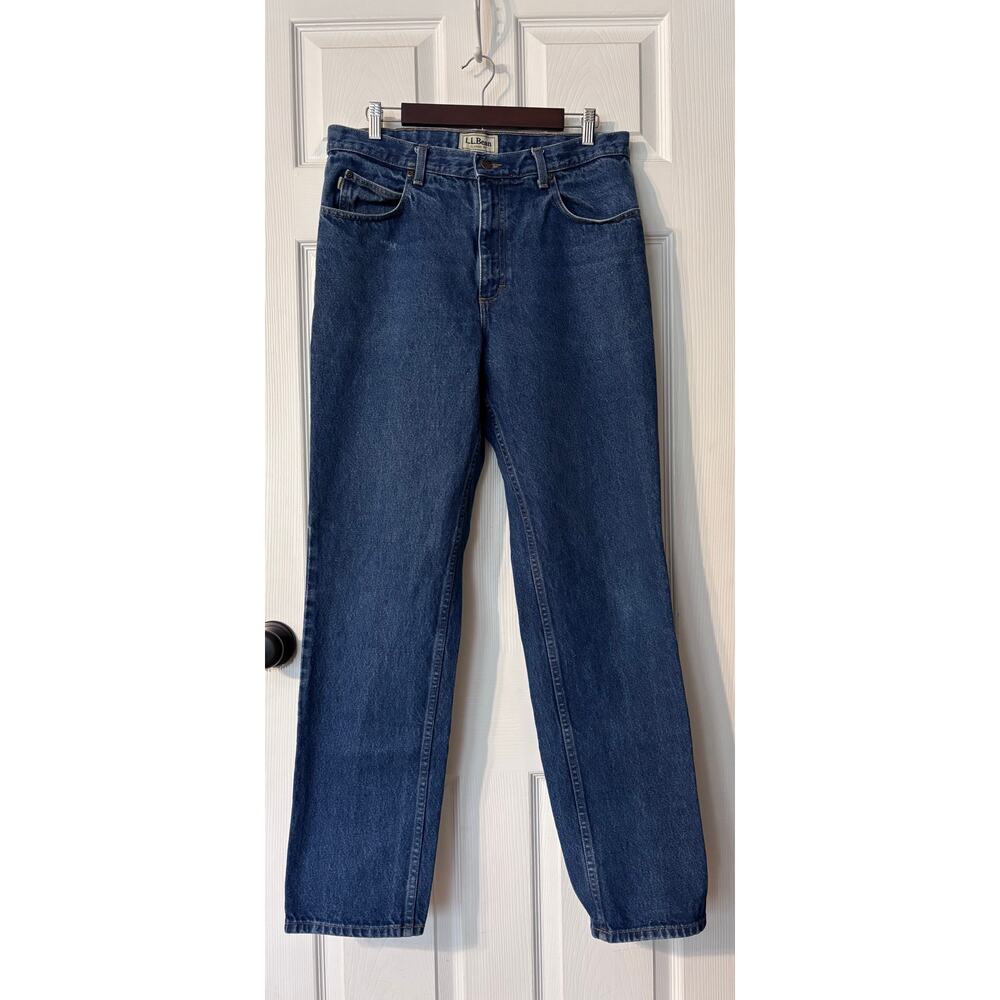 LL Bean Work Men's Jeans Size 35x34 Classic Fit Straight Leg